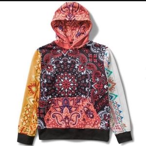 Brand New! Diamond Supply Co Paisley Patchwork Hoodie